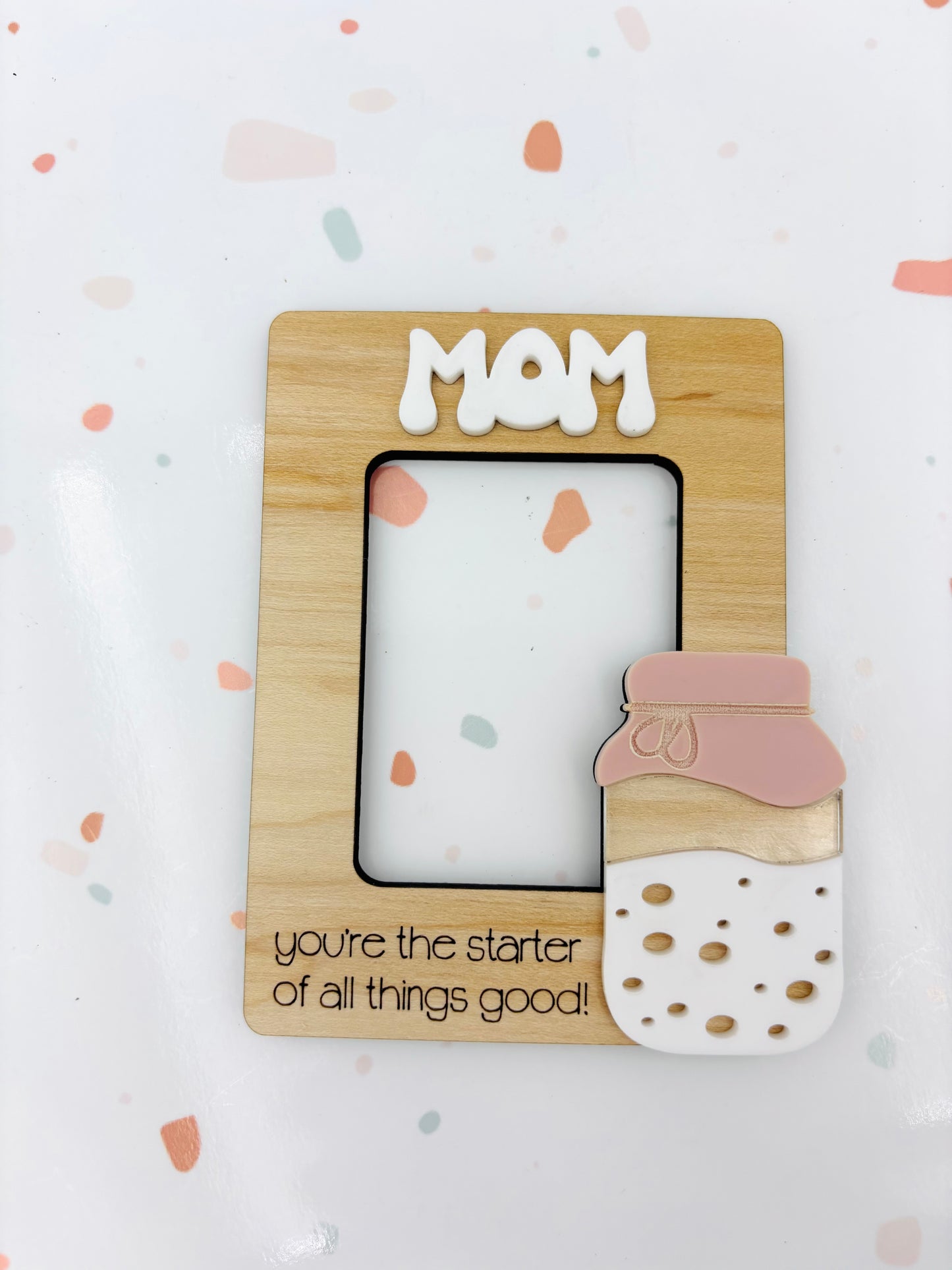 Mother's day sourdough photo frame