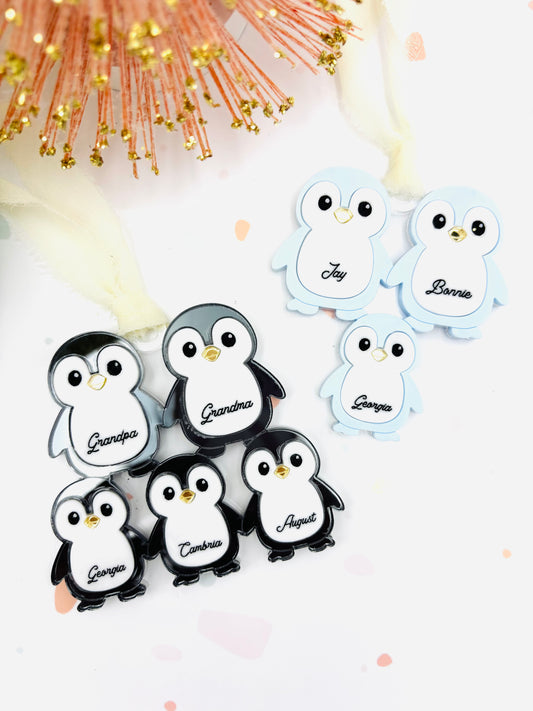 Penguin Family Christmas Ornament