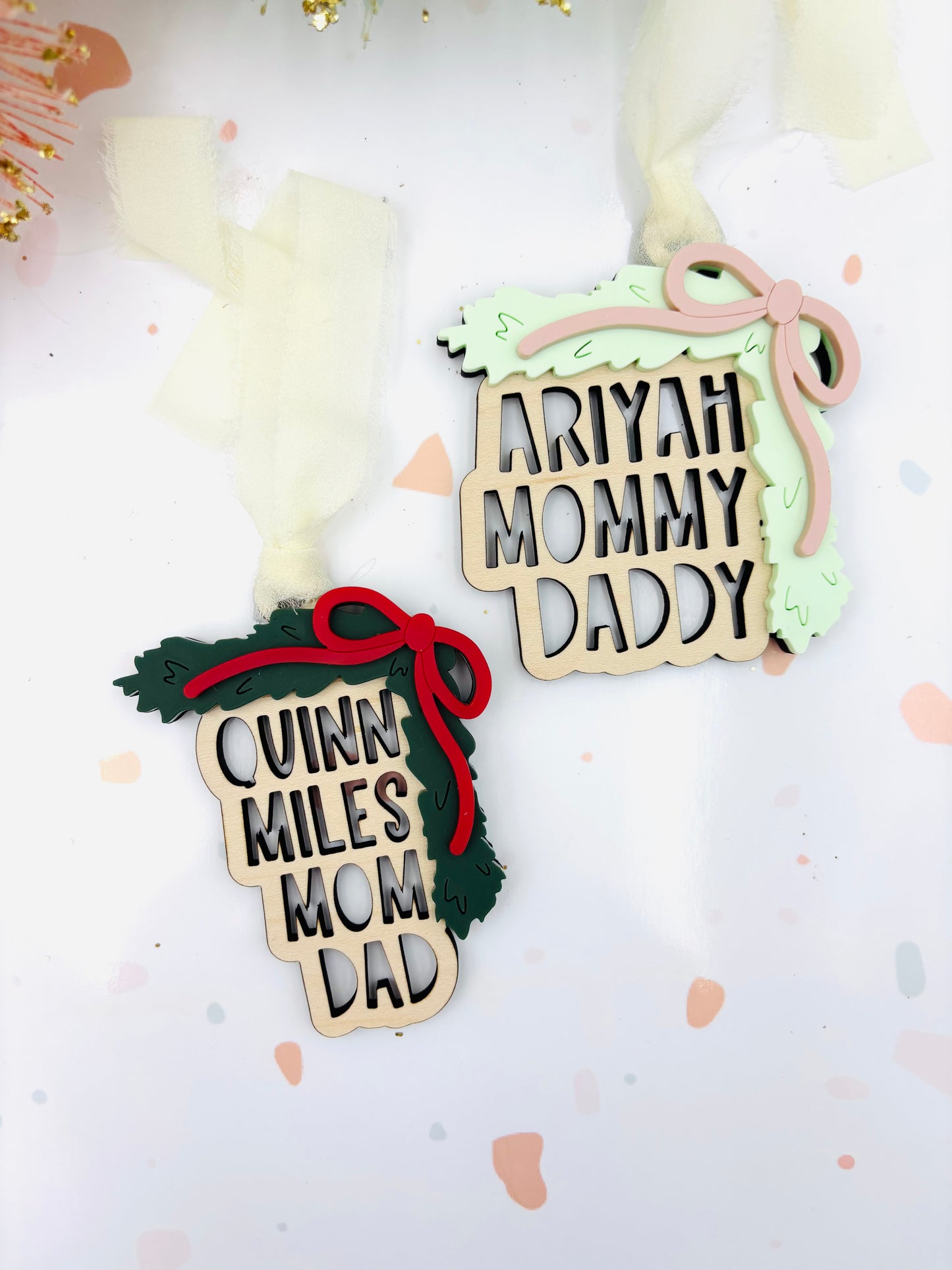 Garland Family Christmas Ornament