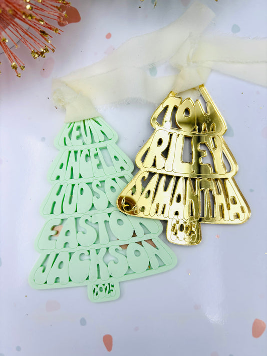 Family Tree Christmas Ornament