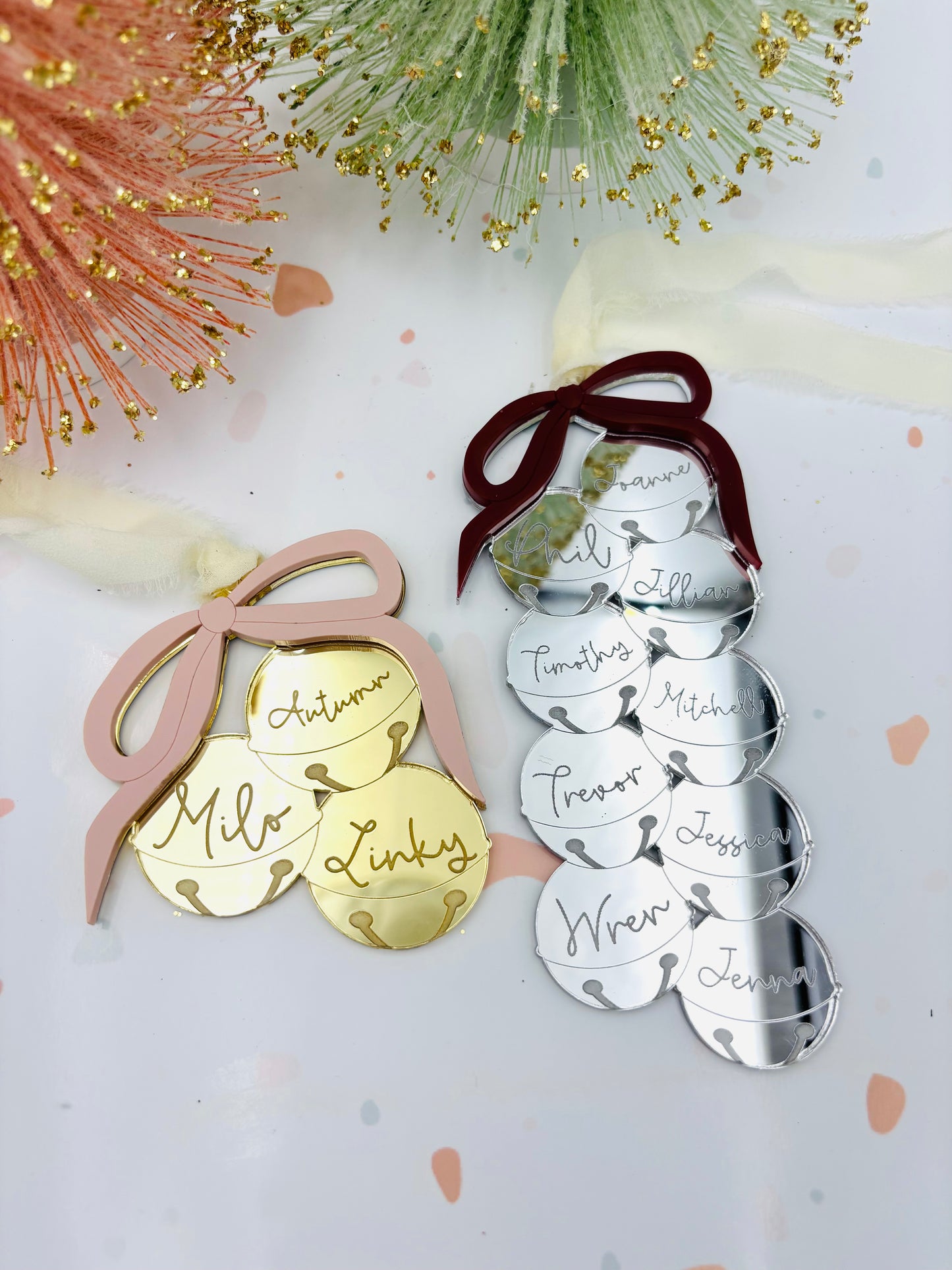 Bells Family Christmas Ornament