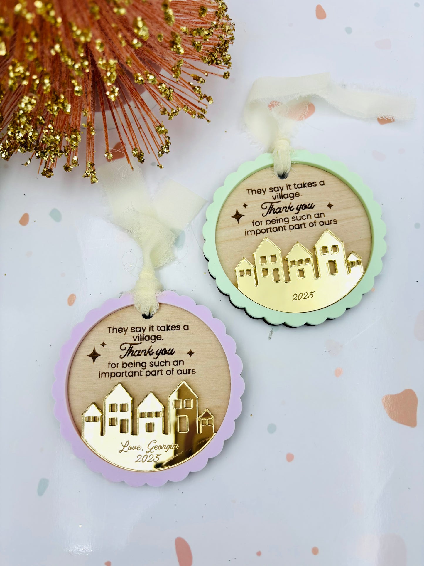 It takes a Village Christmas Ornament