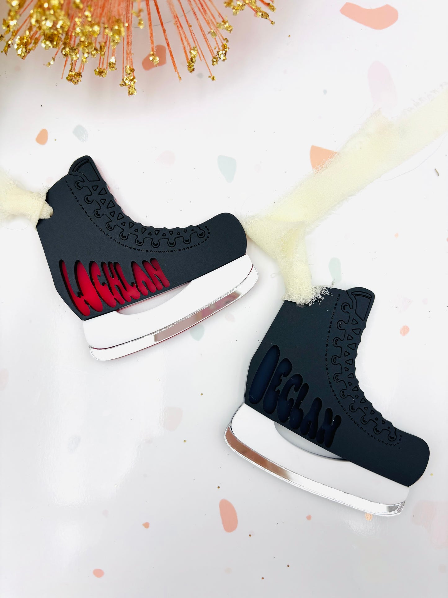 Hockey Skate Ornament