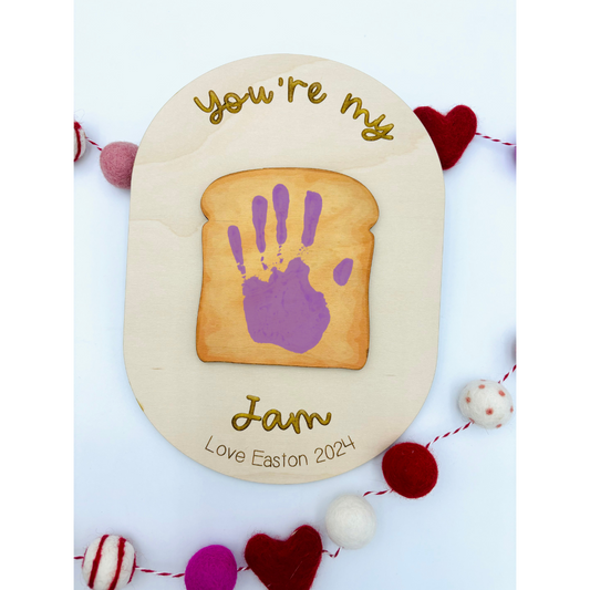 Handprint or Footprint keepsake - You're my Jam