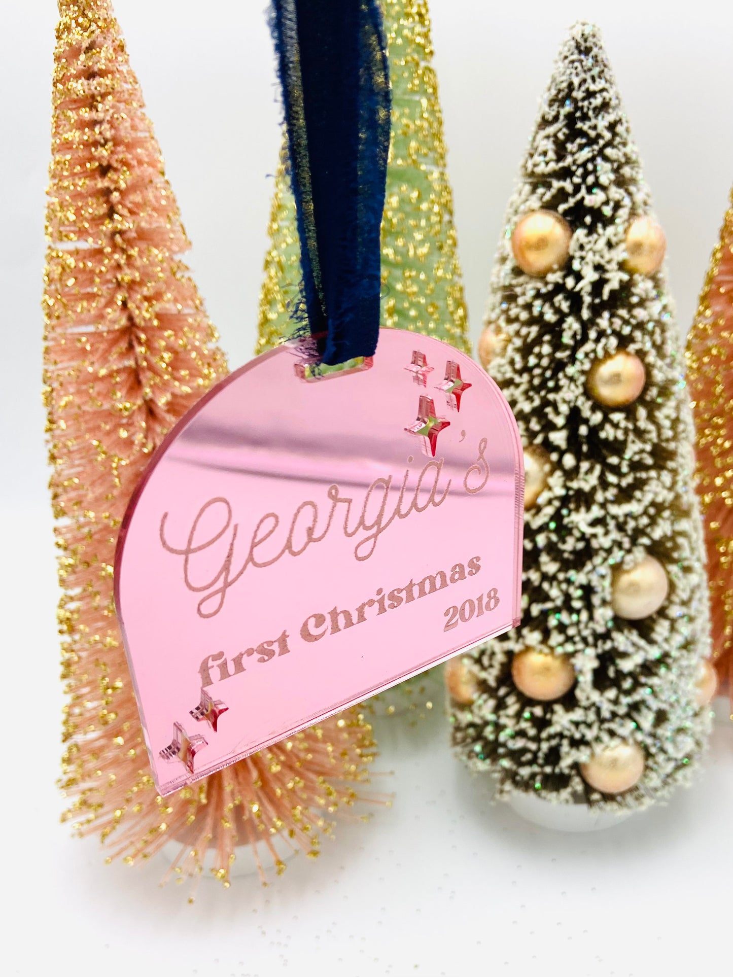 Baby's first Christmas ornament - Personalized