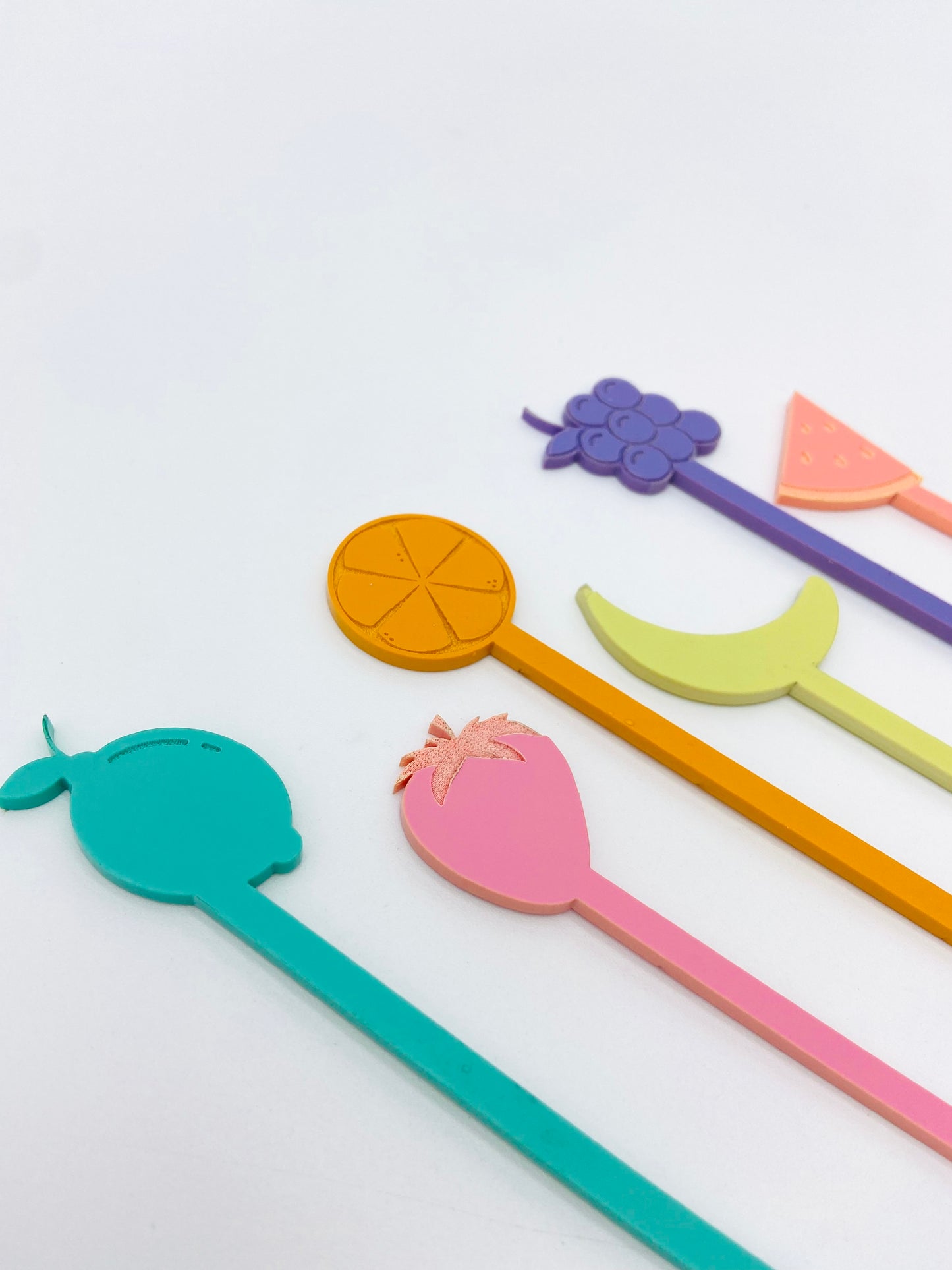 Drink stirrers/swizzle sticks - Fruit