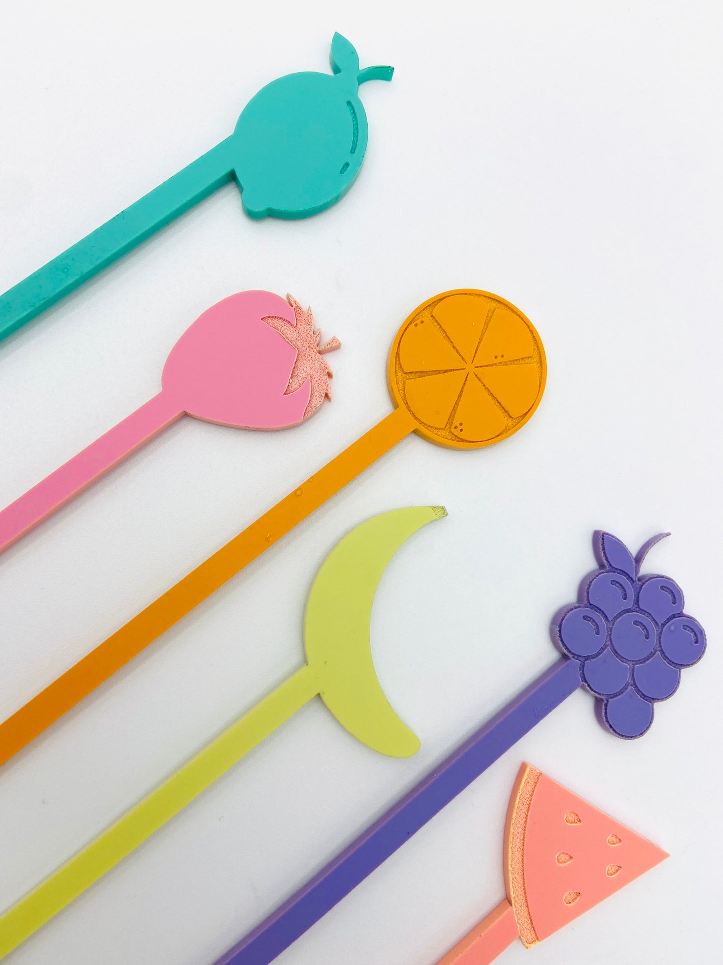 Drink stirrers/swizzle sticks - Fruit