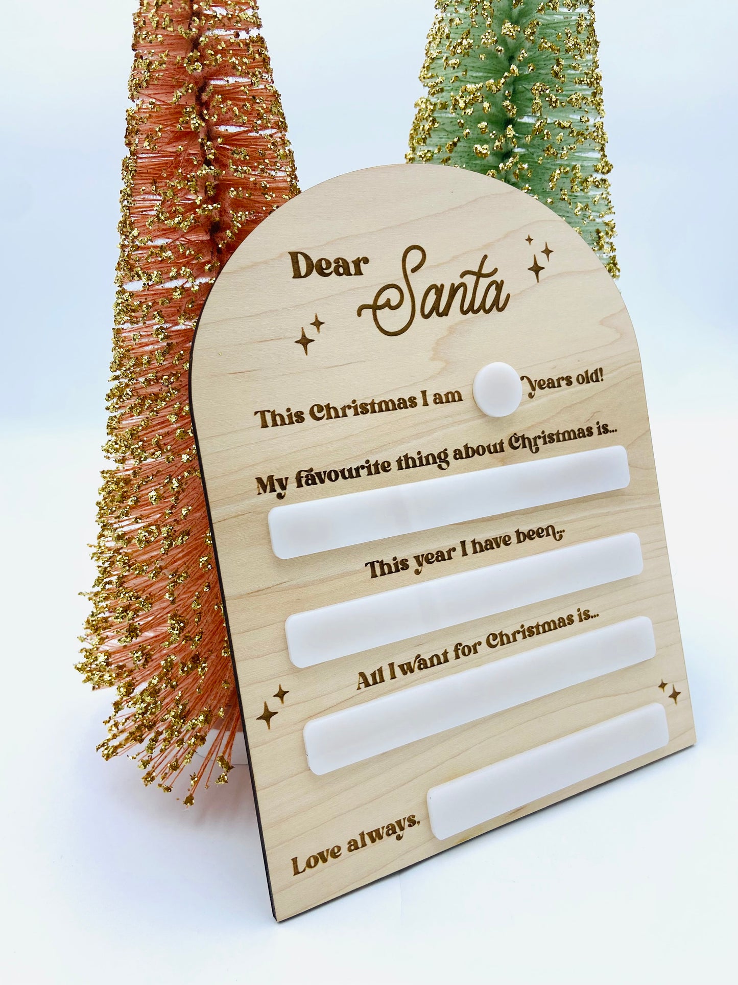 Dear Santa - reusable letter to Santa