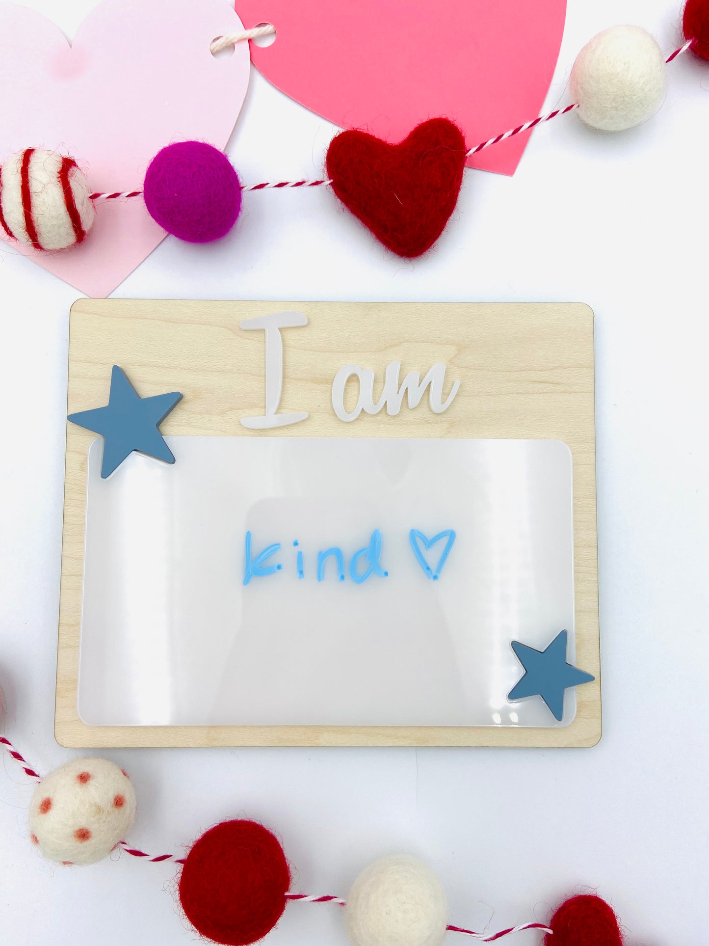 Dry Erase Affirmation board