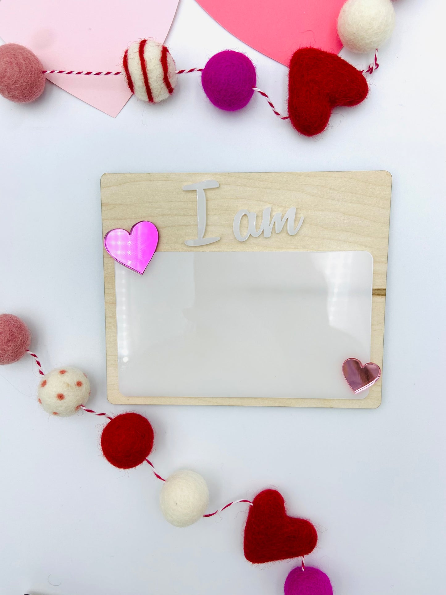 Dry Erase Affirmation board