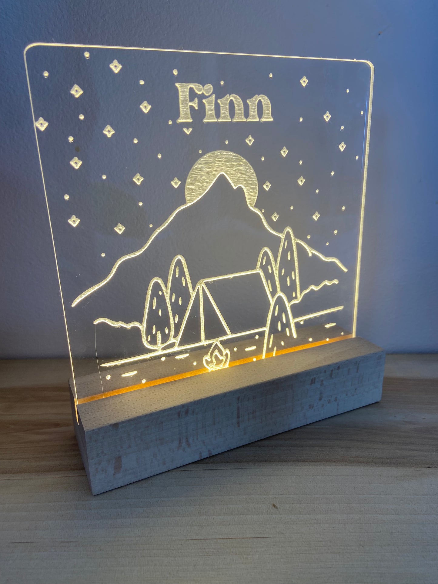 Personalized Camping LED nightlight