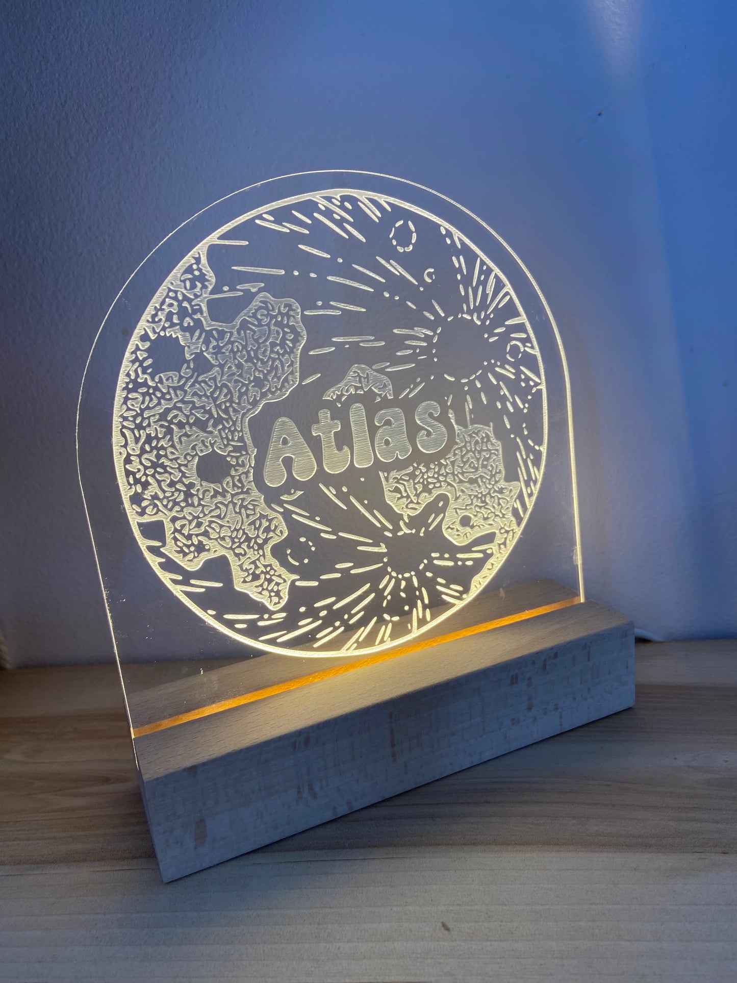 Personalized Moon LED nightlight