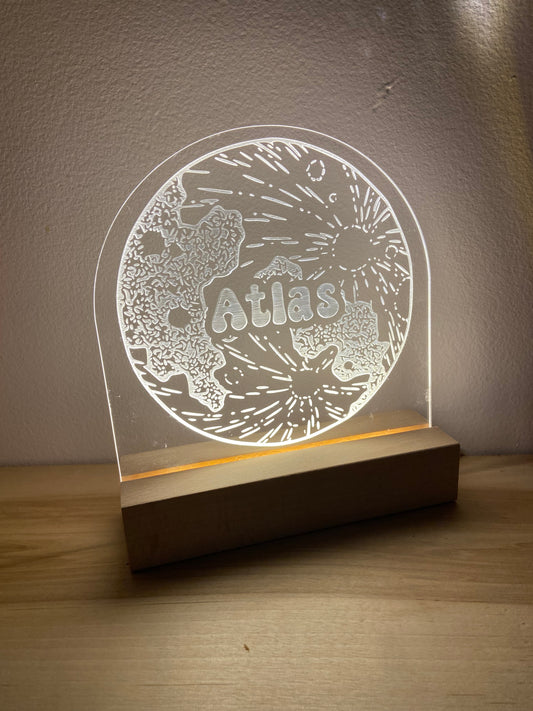 Personalized Moon LED nightlight