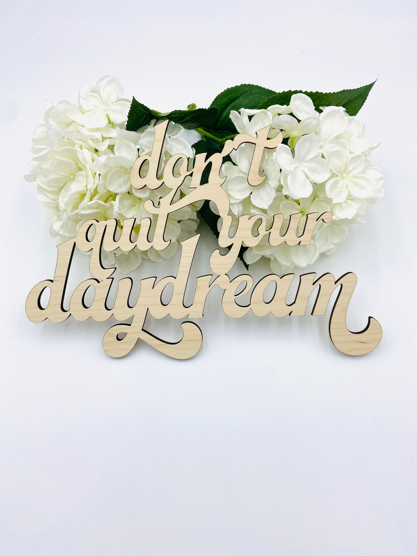 Don't quit your daydream wall hanging