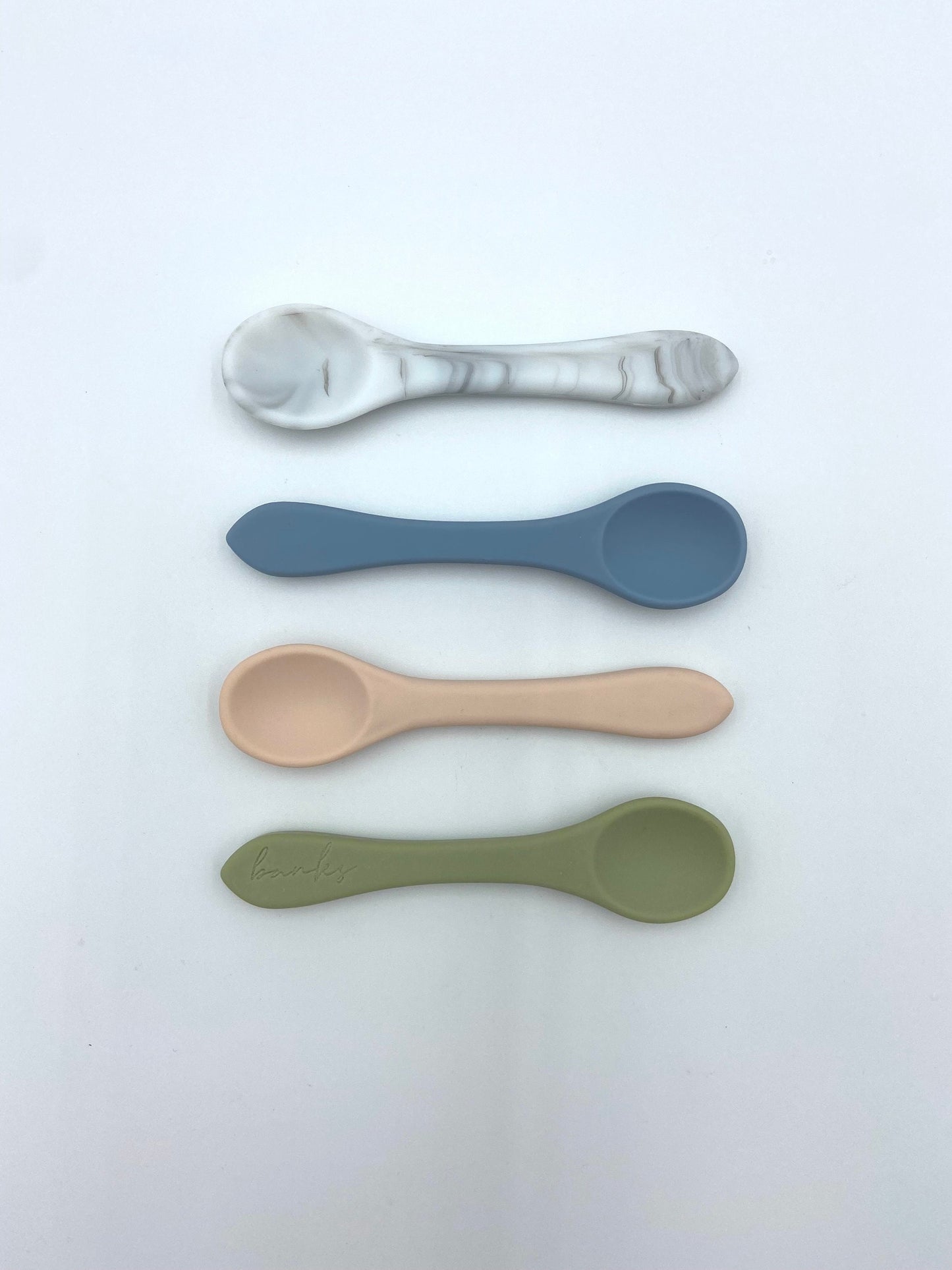 Custom engraved silicone baby/toddler spoon