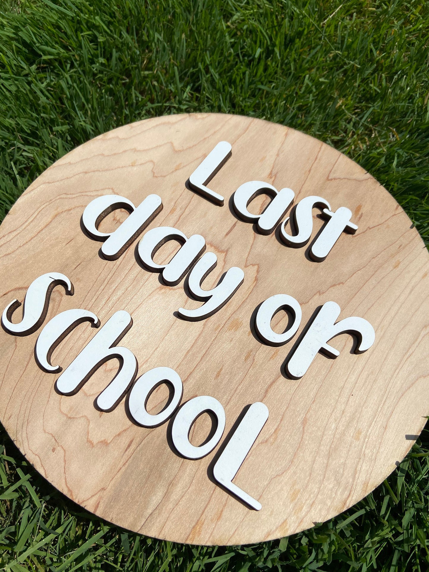 Reversible first & last day of school sign - English or French