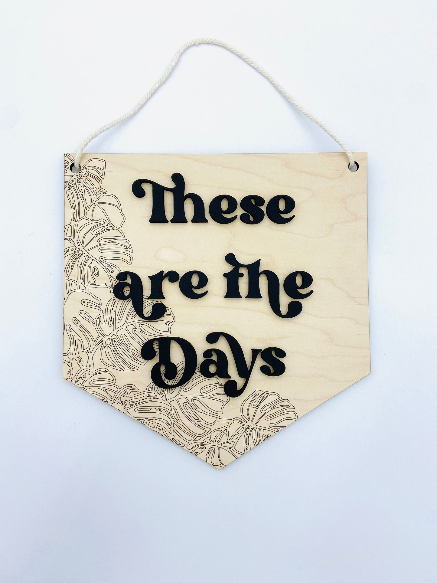 These are the days wooden wall hanging