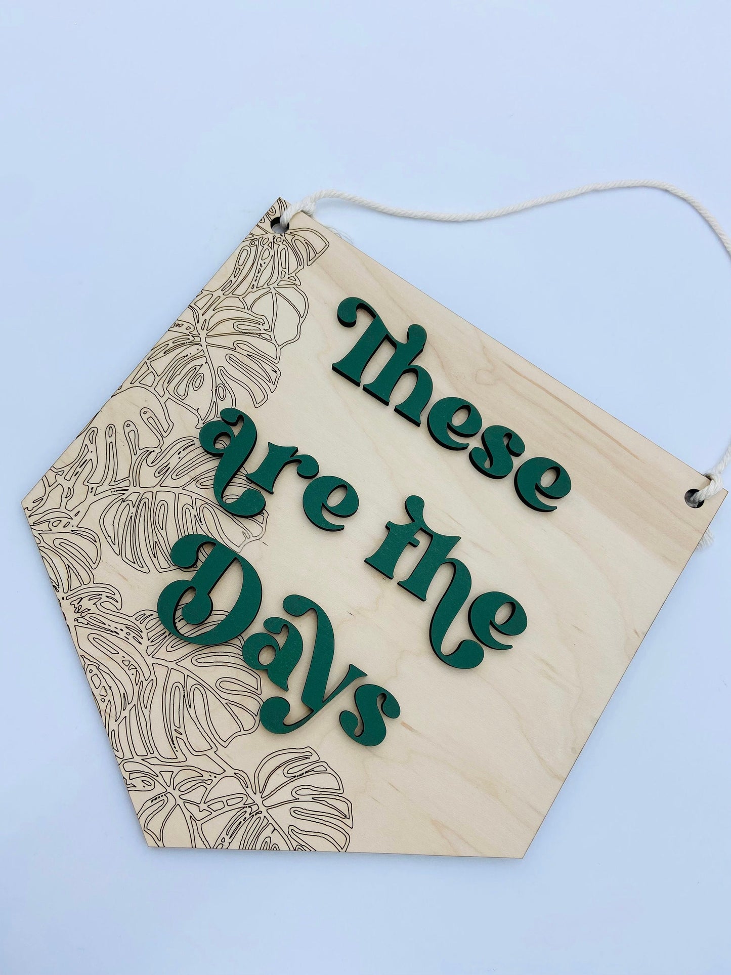 These are the days wooden wall hanging